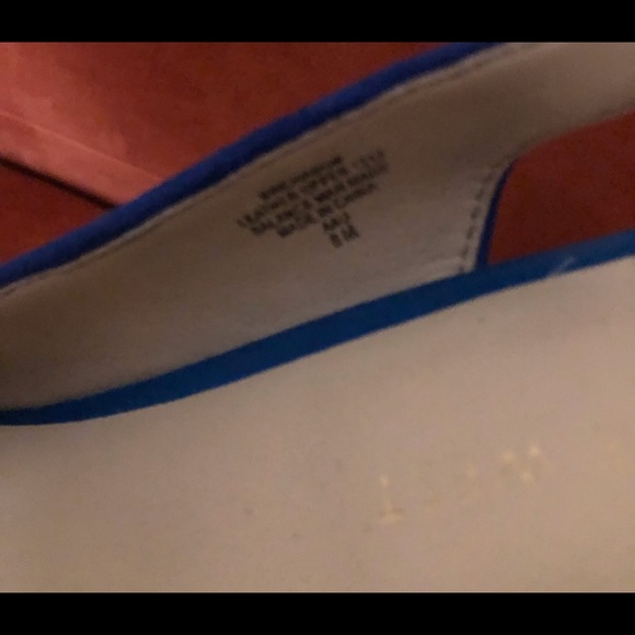 Nine West Blue Wedge Sandal - Picture 6 of 6